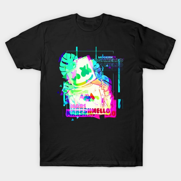 Marshmello Modern // Glitch Series T-Shirt by DenielHast